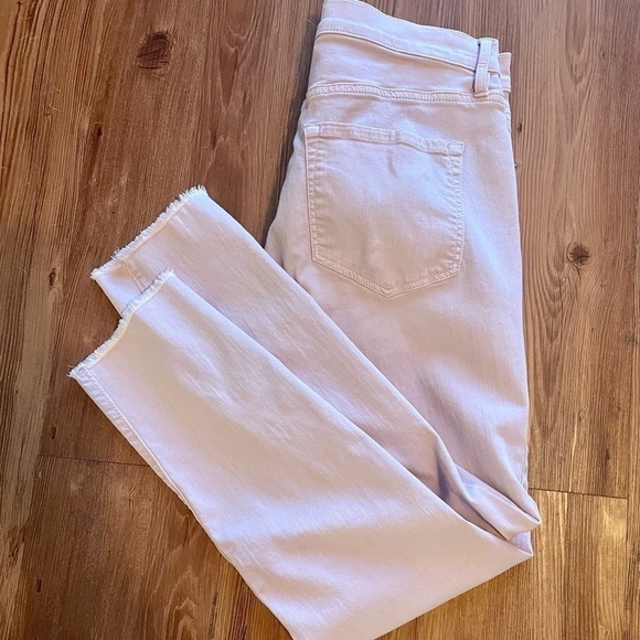 LOFT mauve pink cropped jeans flaw - Picture 3 of 11